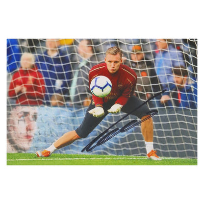 Bernd Leno Signiertes 10cm x 15cm Foto