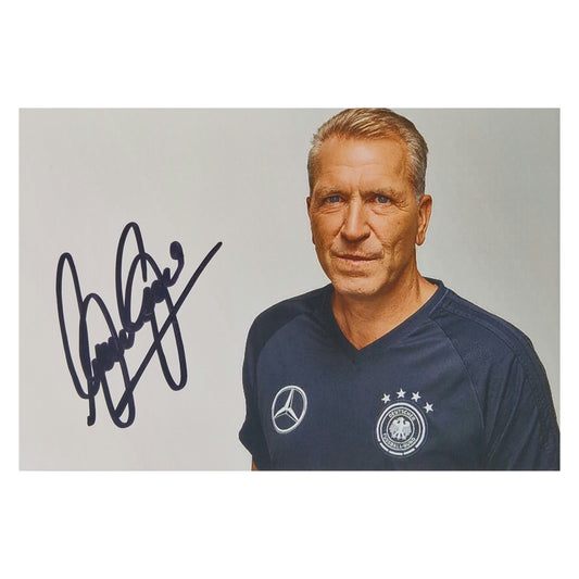 Andreas Köpke signiertes 10cm x 15cm Foto