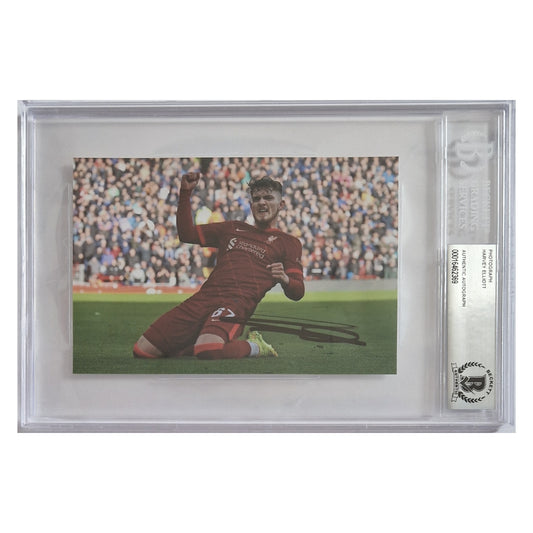 Harvey Elliott signiertes 10cm x 15cm Foto mit BAS Beckett Authentication