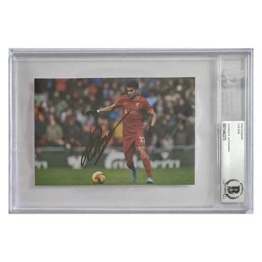 Luis Diaz signiertes 10cm x 15cm Foto mit BAS Beckett Authentication