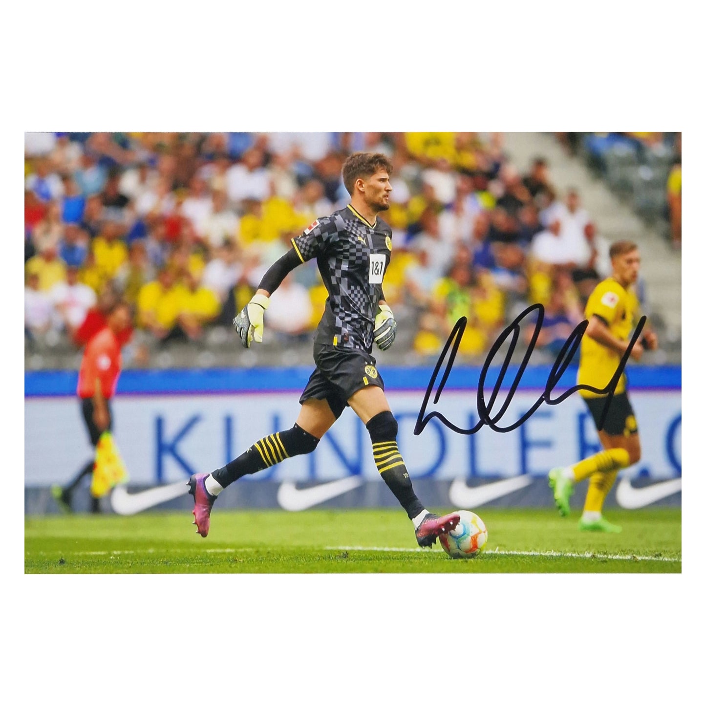 Gregor Kobel Signed 10cm x 15cm Photo